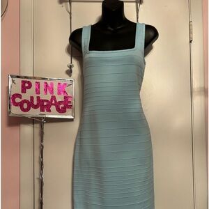 Light Blue Body Midi Dress